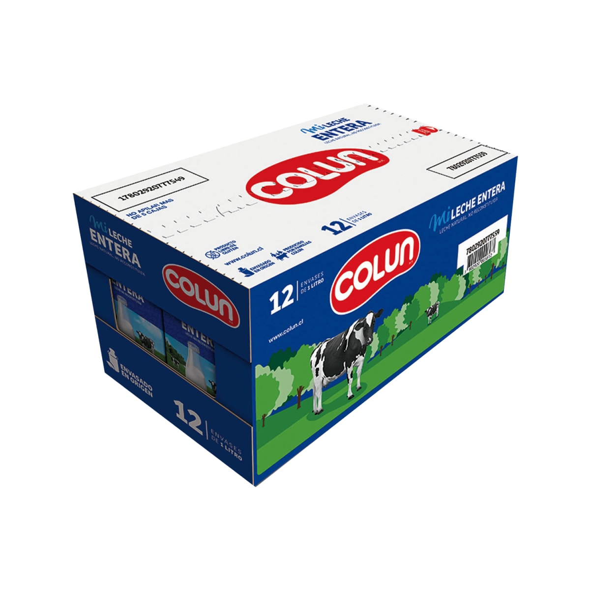 CAJA LECHE ENTERA COLUN 1 LT (12 UNID)1