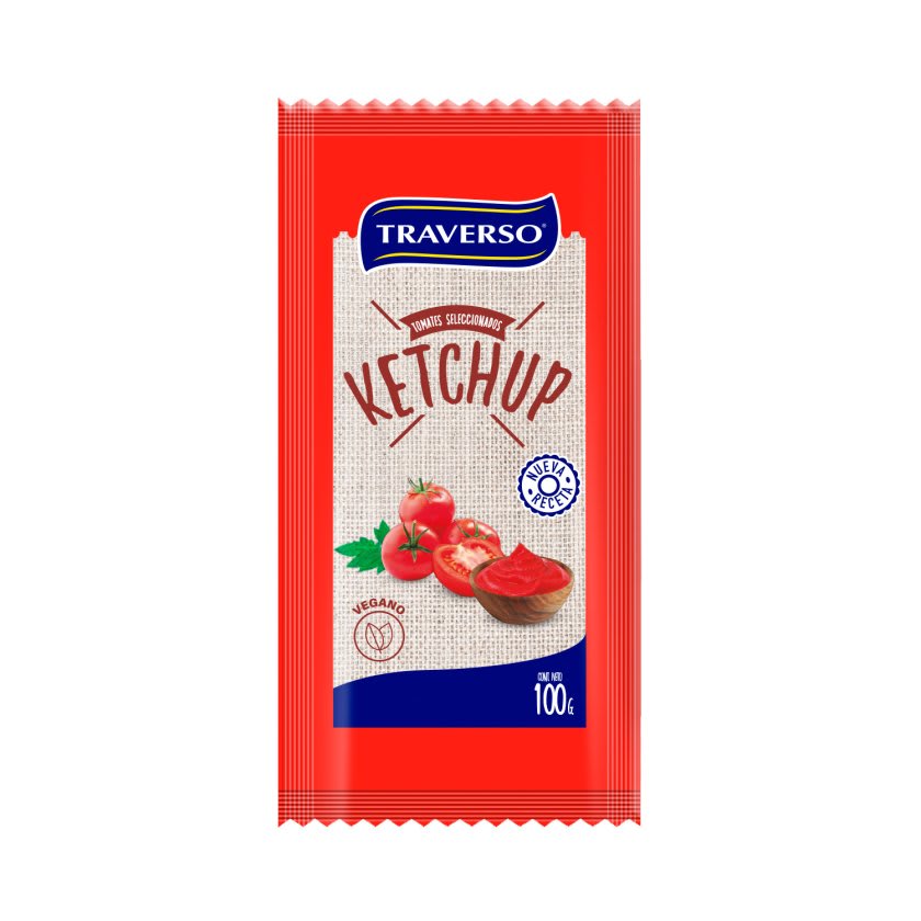 DISPLAY KETCHUP TRAVERSO 100 G (18 UNID)1