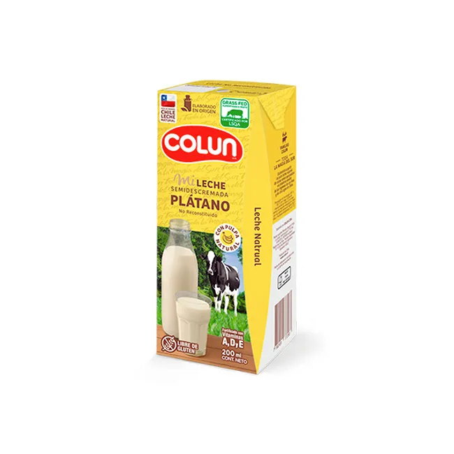 CAJA LECHE PLATANO 200ML COLUN (24 UNID)1