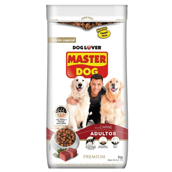 SACO MASTERDOG ADULTO CARNE (19,5KG)1