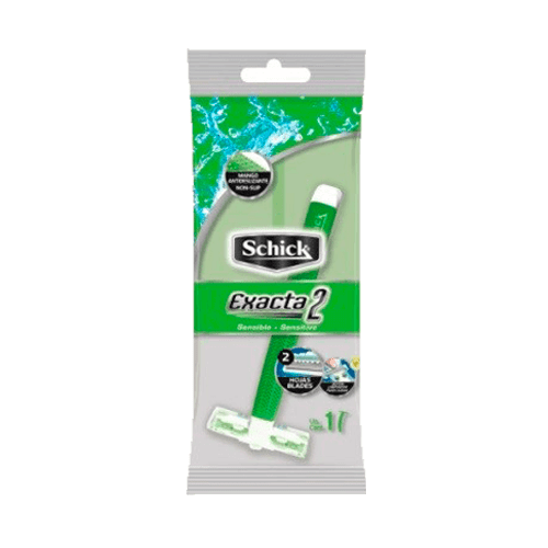 MAQUINA AFEITAR SCHICK EXACTA 2 HOJAS SENSIBLE1