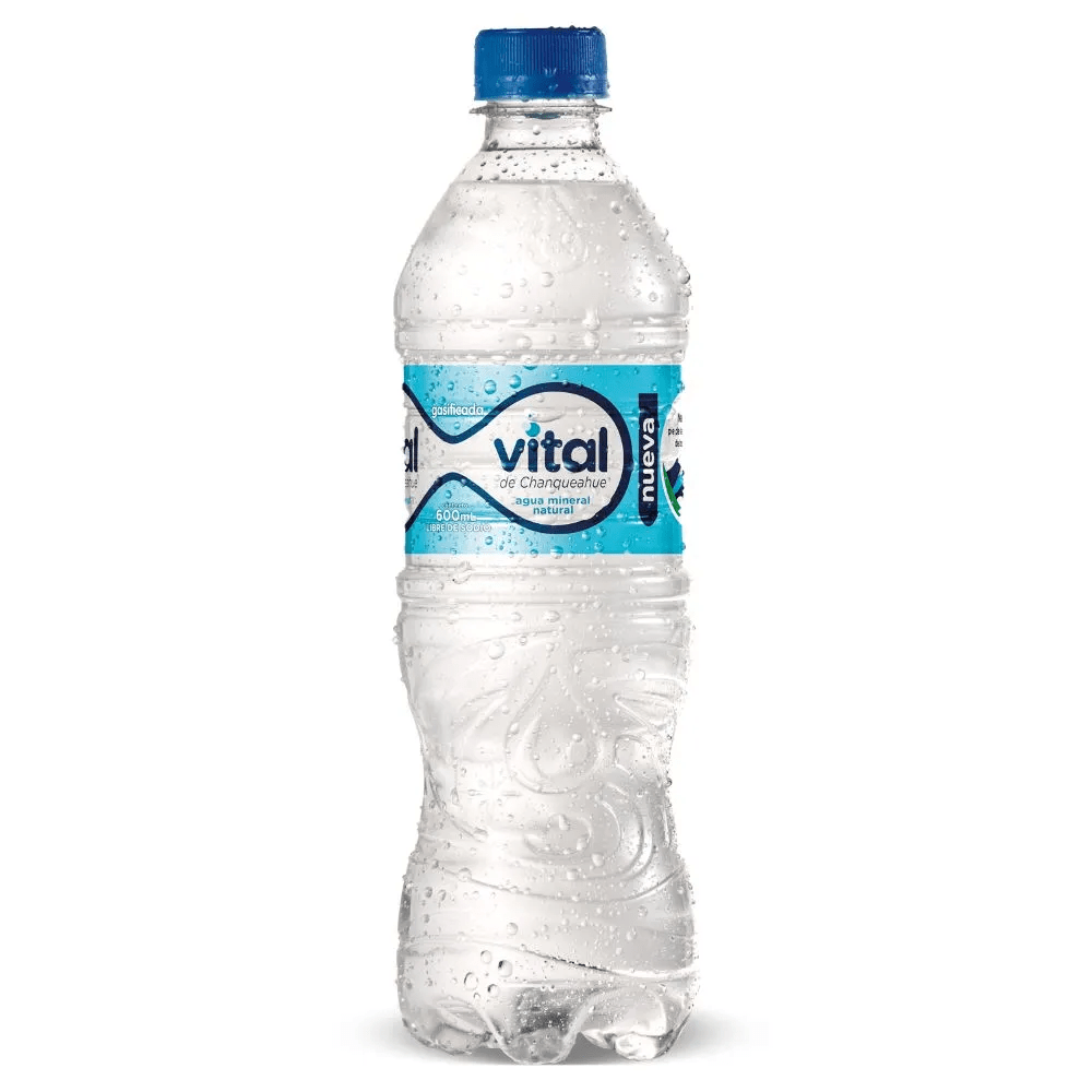 PACK AGUA VITAL 600 ML CON GAS (12 UNID)1