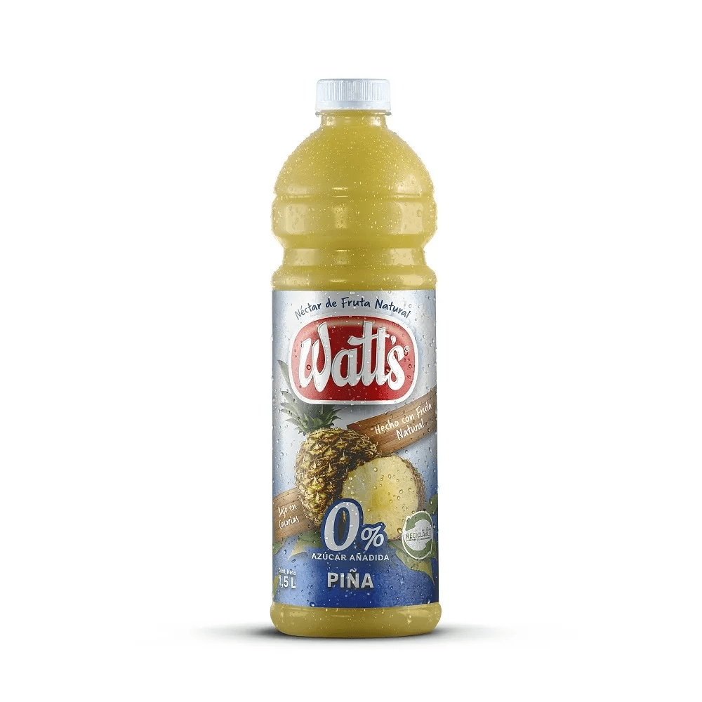 PACK NECTAR WATTS PIÑA LIGHT 1.5 L (6 UNID)1