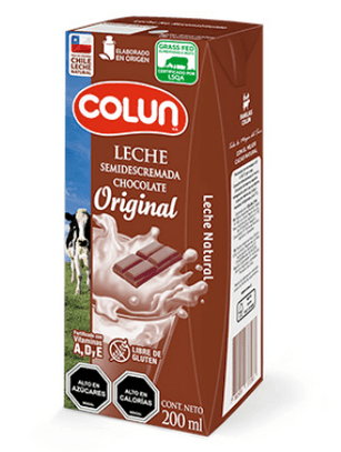 CAJA LECHE CHOCOLATE 200 ML COLUN (24 UNID)1