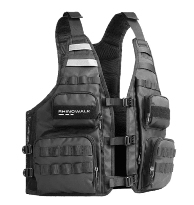 RHINOWALK - CHALECO UTILITARIO + BOLSA DE AGUA 2L