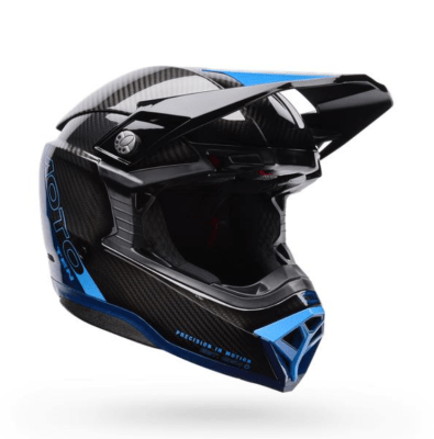 BELL - CASCO SPHERICAL MOTO-10 AZUL7NEGRO