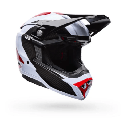 BELL - CASCO SPHERICAL MOTO-10 ROJO/NEGRO