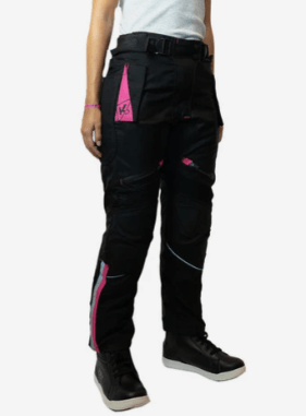 KMZ - PNATALON MOTO CORE NOMAS NEGRO/ROSADO MUJER