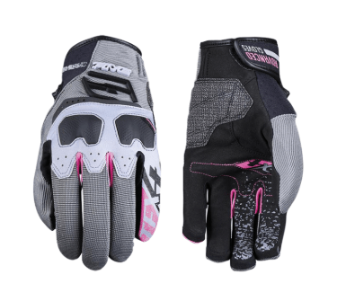 FIVE - GUANTE MOTO FIVE TFX4 WOMAN GRIS/ROSADO