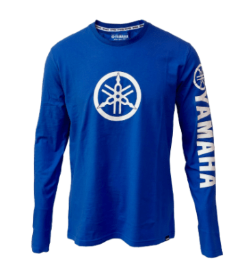 YAMAHA - POLERA DIAPASON HOMBRE MANGA LARGA AZUL