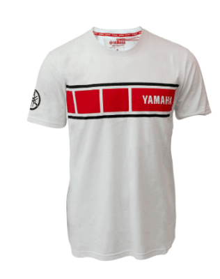 YAMAHA - POLERA RIBBON HOMBRE BLANCO