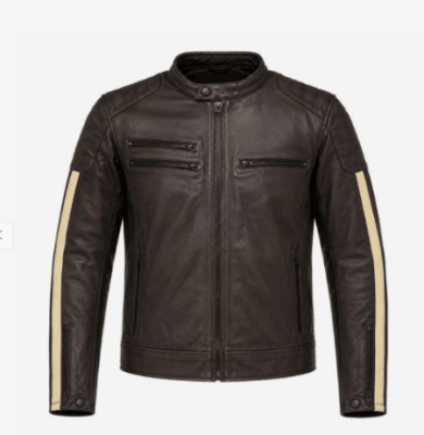 KMZ - CHAQUETA LEATHER RACER CAFE
