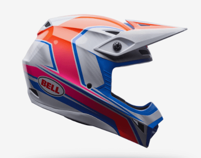 BELL - CASCO MX-10 SPEEDWAY BLANCO/AZUL