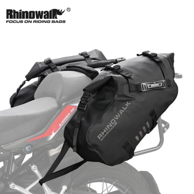 BOLSO  DE ASIENTO TRASERO 28 LT. IMPERMEABLE NEGRO