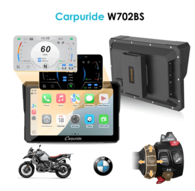 CARPLAY W702BS CON CONTROLADOR DE TRANSMISION BMW