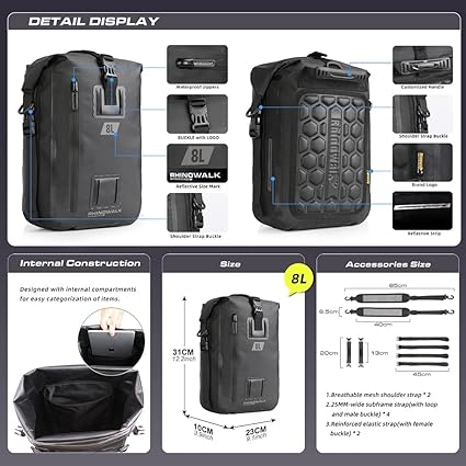 BOLSO PARA SILLIN TRASERO 8 L6