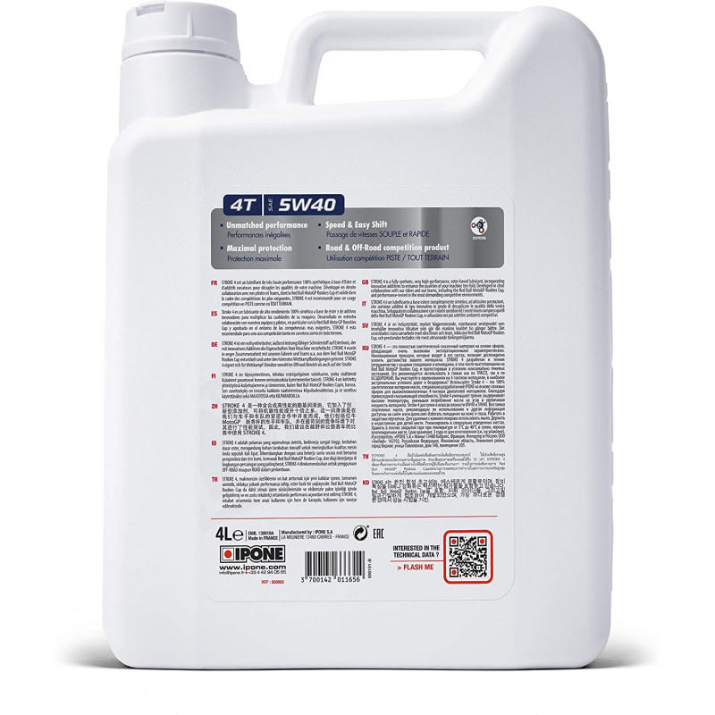 ACEITE STROKE 4 5W40 4L3