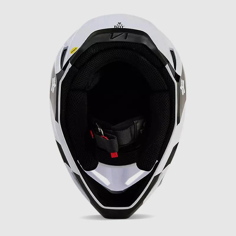 CASCO V1 STREAK BLANCO/NARANJO7
