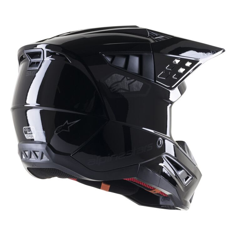 CASCO ALPINESTARS S-M5 SCOUT BLK/SILVER GLOSS2