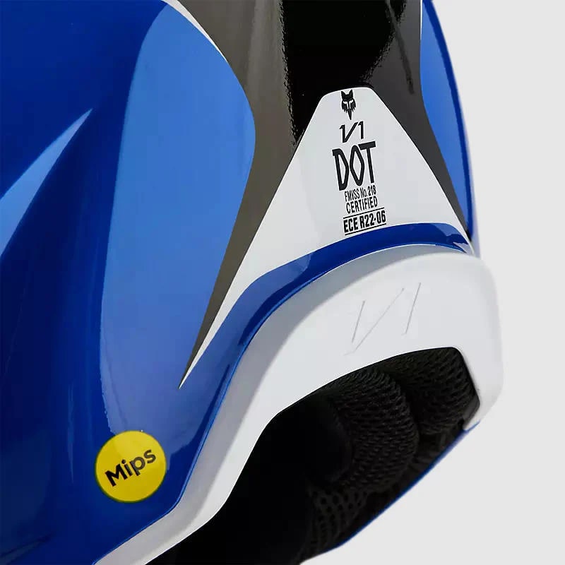 FOX - CASCO V1 NITRO AZUL6