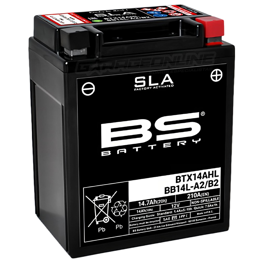 BATERIA BTX14AHL / BB14L-A2/B2 BS1