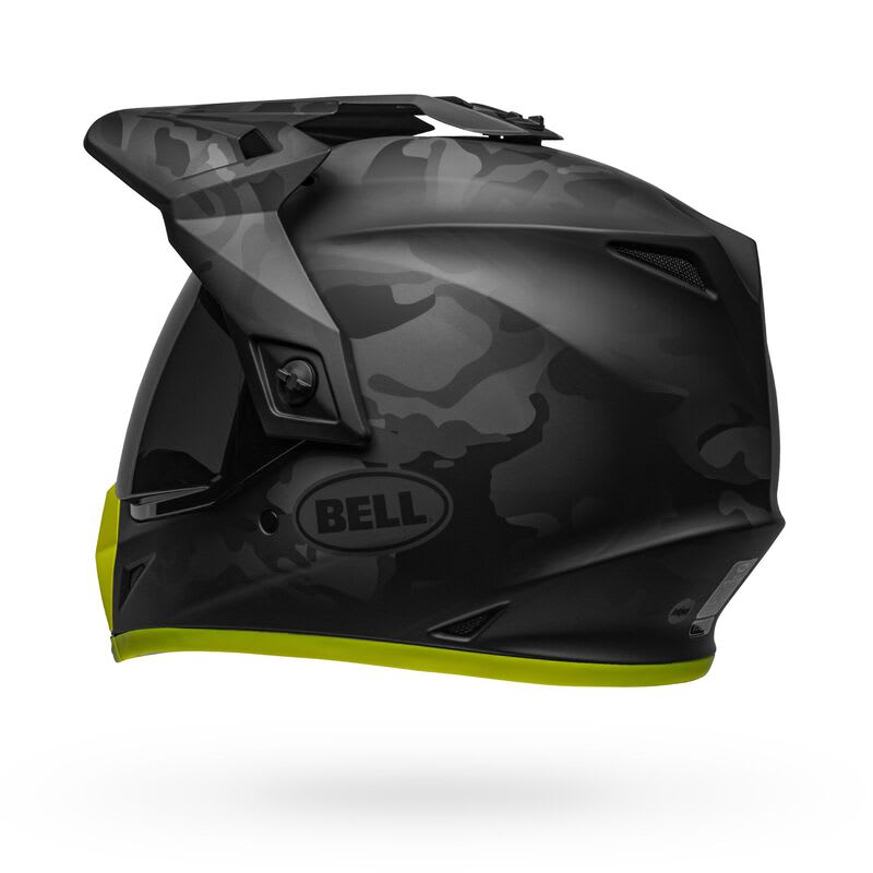 CASCO MX-9 ADV STEALTH CAMO BLACK HI-VIZ3