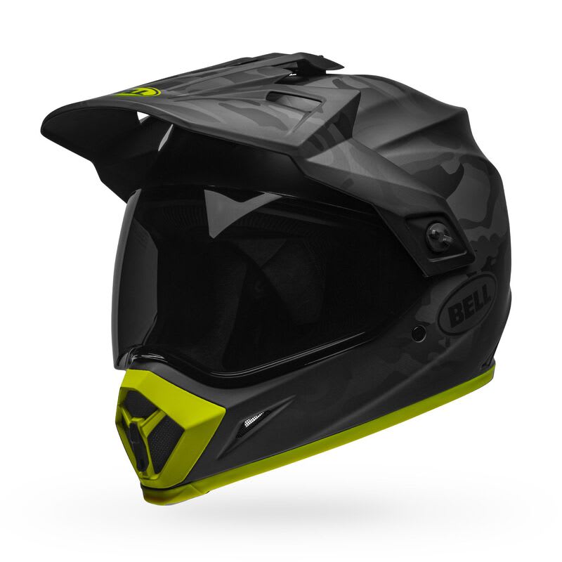 CASCO MX-9 ADV STEALTH CAMO BLACK HI-VIZ1