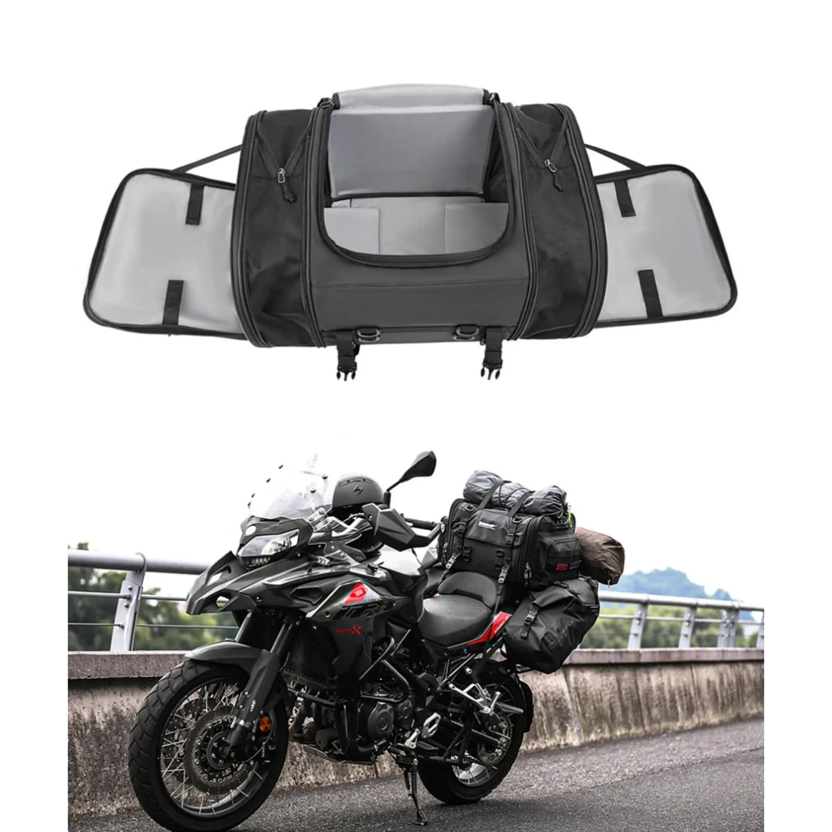 BOLSO DE COLA 40 A 60 LITROS - NEGRO5