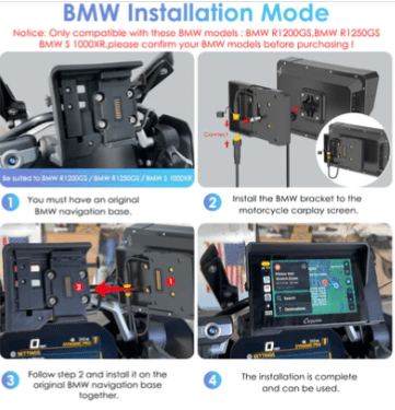 SOPORTE CARPLAY BMW PARA PANTALLA W502 - W7024