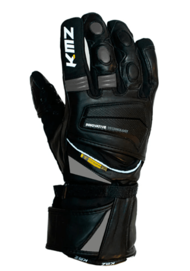 KMZ - GUANTES LARGOS SAVAGE GRIS1