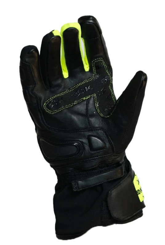 KMZ - GUANTES LARGOS NOMAD NEGRO/NEON2