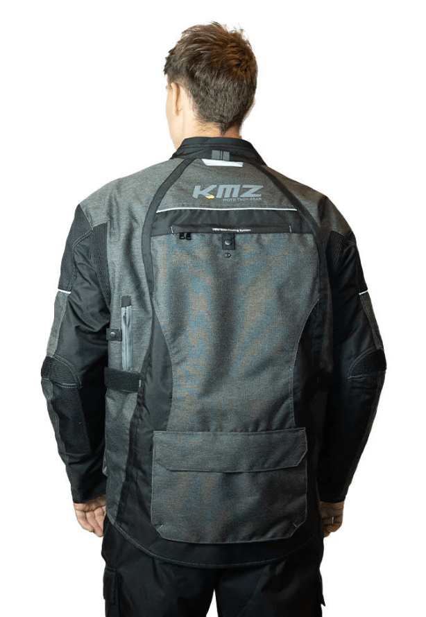 KMZ - CHAQUETA LARGA SIGNATURE GRIS2