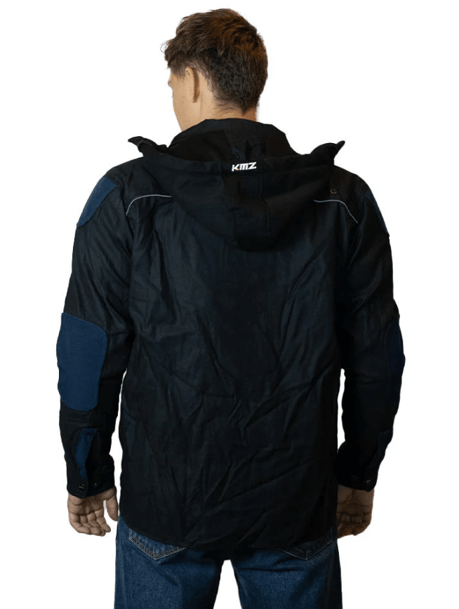 KMZ - CHAQUETA FLANNEL STREETFLOW NEGRO2