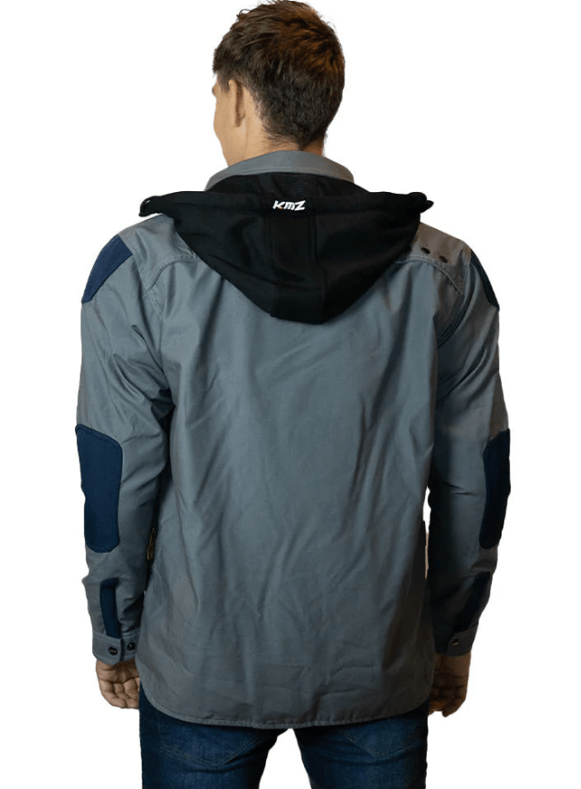 KMZ - CHAQUETA FLANNEL STREETFLOW GRIS2
