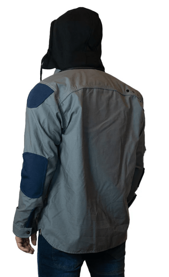 KMZ - CHAQUETA FLANNEL STREETFLOW GRIS3