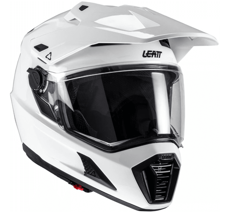 LEATT - KIT CASCO ADV 8.5 BLANCO CON ANTIPARRA 4.5 V25 STEALTH1
