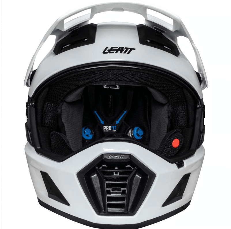 LEATT - KIT CASCO ADV 8.5 BLANCO CON ANTIPARRA 4.5 V25 STEALTH8
