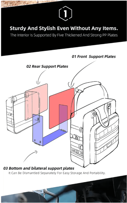RHINOWALK - BOLSO LATERAL IMPERMEABLE 25L5
