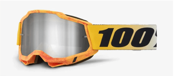 100% - ANTIPARRA 100% ACCURI 2 GOGGLE RAZZA-MIRROR SILVER LENS1