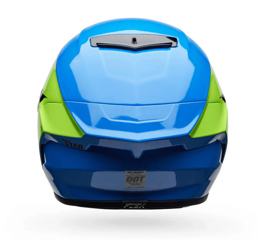 BELL - CASCO RACESTAR DLX CORSA AZUL/AMARILLO4