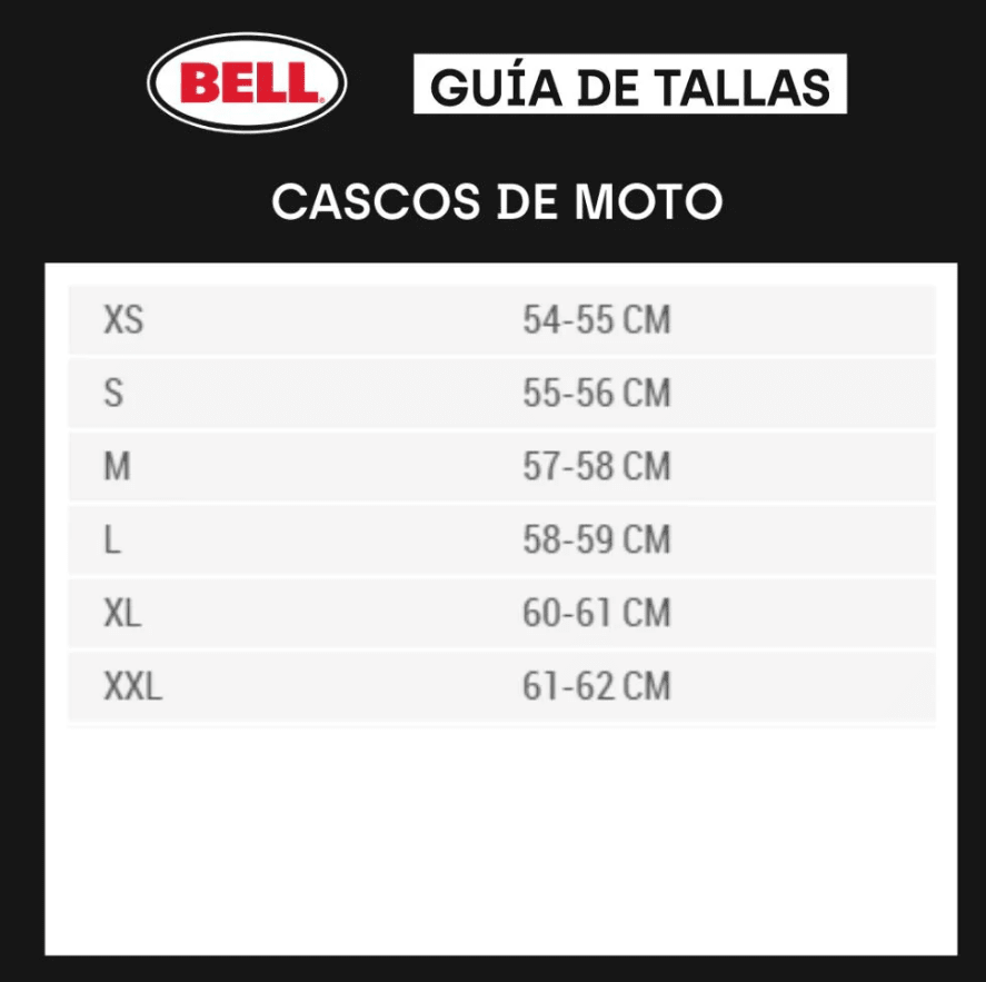 BELL - CASCO SPHERICAL MOTO-10 ROJO/NEGRO6