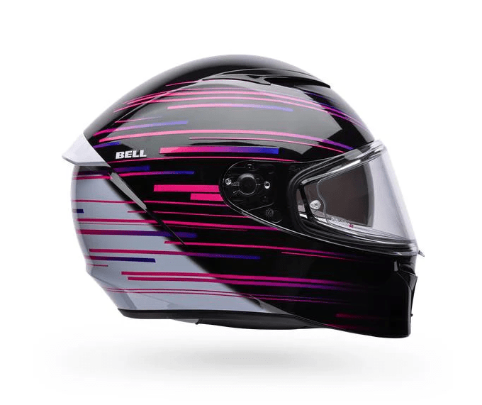 BELL - CASCO LITHIUM VELO NEGRO/BLANCO ROSADO2