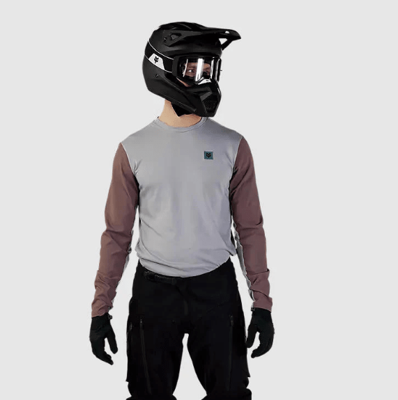 FOX - POLERA RANGER OFF ROAD MANGA LARGA GRIS2