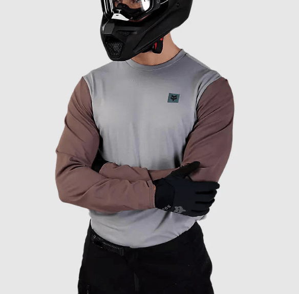 FOX - POLERA RANGER OFF ROAD MANGA LARGA GRIS4