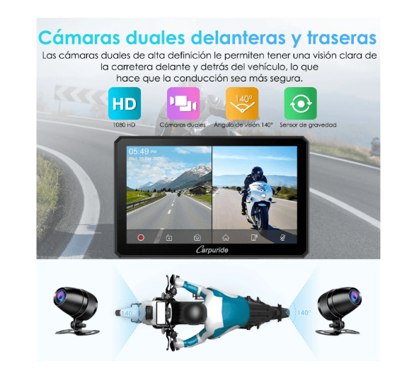 CARPURIDE - CARPLAY W712D CON TPMS4