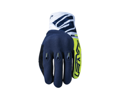 FIVE - GUANTE MOTO FIVE E3 EVO AZUL/AMARILLO FLUOR2