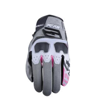 FIVE - GUANTE MOTO FIVE TFX4 WOMAN GRIS/ROSADO2