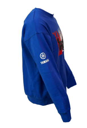 YAMAHA - POLERON YAMAHA ESTAMPADO BASICO AZUL2