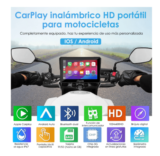 CARPURIDE - CARPLAY W502 PRO + TPMS2