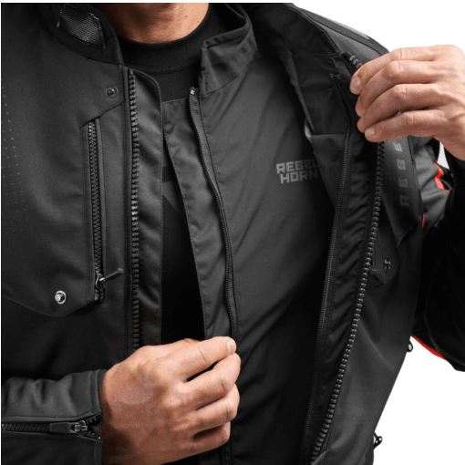 REBELHORN - CHAQUETA HIKER IV BLACK/DARK GREY/RED3